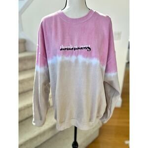 Ariana Grande Sweetener Tour Pink & Beige Ombre Concert Sweatshirt
